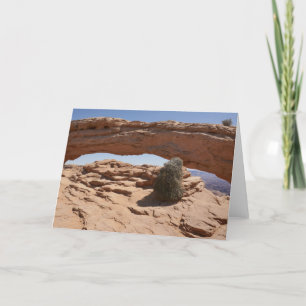 Mesa Arch and Tumbleweed at Canyonlands Card