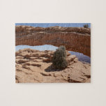 Mesa Arch and Tumbleweed at Canyonlands Jigsaw Puzzle