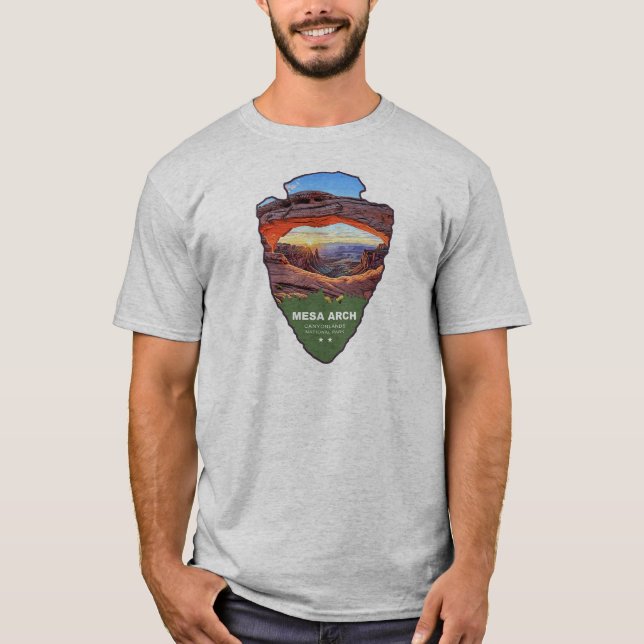 Mesa Arch Canyonlands National Park Arrowhead T-Shirt (Front)