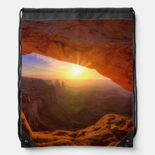 Mesa Arch, Canyonlands National Park Drawstring Bag