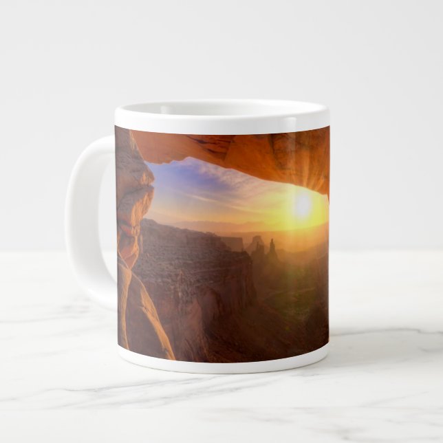 Mesa Arch, Canyonlands National Park Giant Coffee Mug (Front Left)