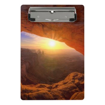 Mesa Arch  Canyonlands National Park Mini Clipboard by usdeserts at Zazzle