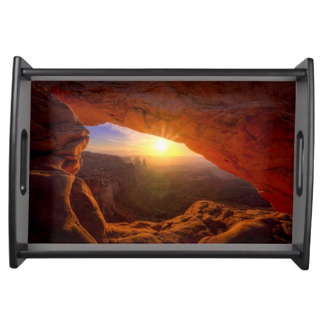 Mesa Arch, Canyonlands National Park Serving Tray (Front)