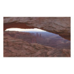 Mesa Arch from Canyonlands National Park Rectangular Sticker