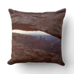 Mesa Arch I from Canyonlands National Park Throw Pillow