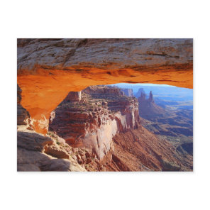 Mesa Arch Sunrise Postcard