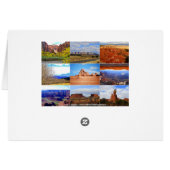 Mesa Arch Sunrise Utah Card (Back Horizontal)