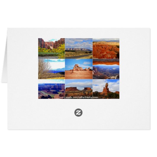 Mesa Arch Sunrise Utah Card (Back Horizontal)