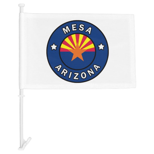 Mesa Arizona Car Flag (Front)