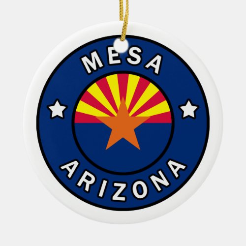 Mesa Arizona Ceramic Ornament