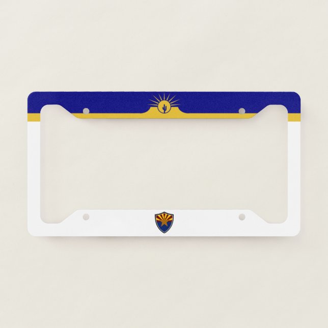 Mesa (Arizona) city flag  License Plate Frame (Front)