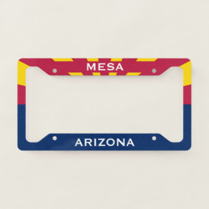 Mesa Arizona Flag   License Plate Frame