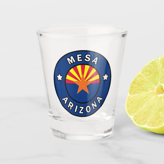 Mesa Arizona Shot Glass (Front)