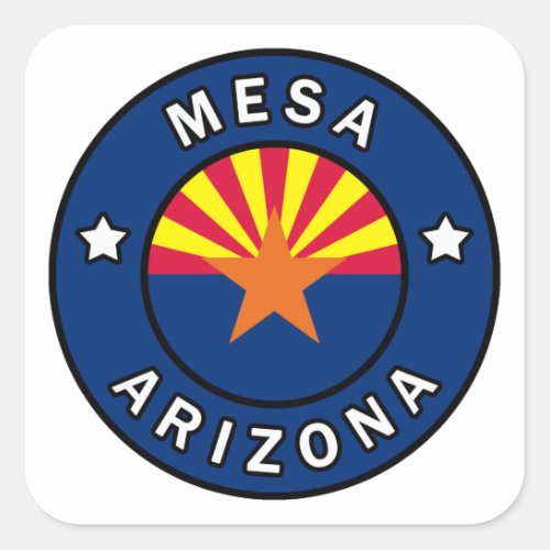 Mesa Arizona Square Sticker
