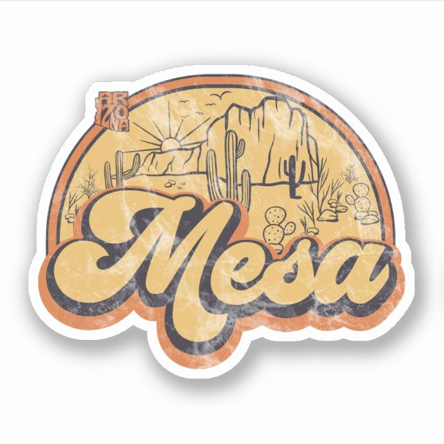 Mesa, Arizona  Sticker (Front)