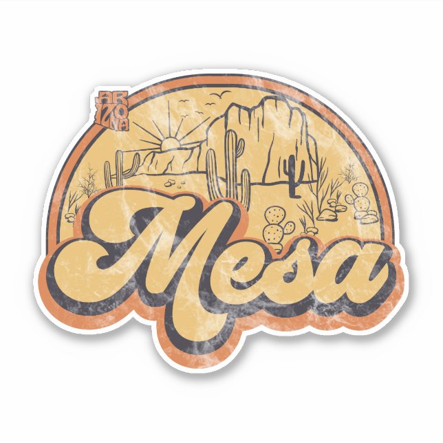 Mesa, Arizona  Sticker (Front)