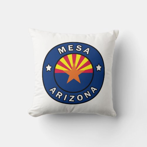 Mesa Arizona Throw Pillow