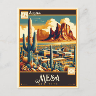 Mesa, Arizona Vintage Postcard