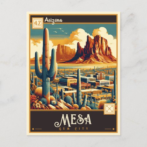 Mesa Arizona  Vintage Postcard