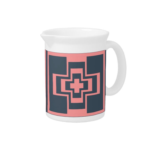 Mesa Cross Signature Porcelain Pitcher (Right)