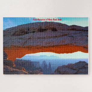 Mesa Rock Utah. Jigsaw Puzzle