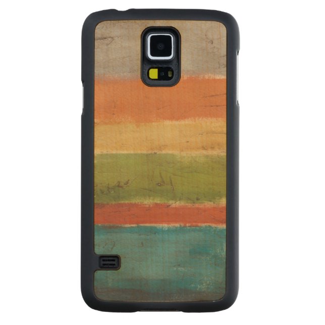 Mesa Strata I Carved Maple Galaxy S5 Slim Case (Back)