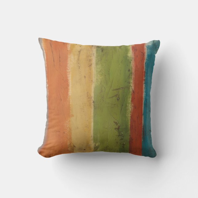 Mesa Strata I Throw Pillow (Front)