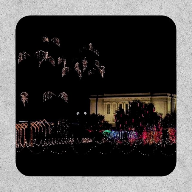 Mesa temple christmas lights patch (Front)