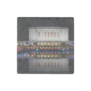 Mesa Temple reflection Stone Magnet