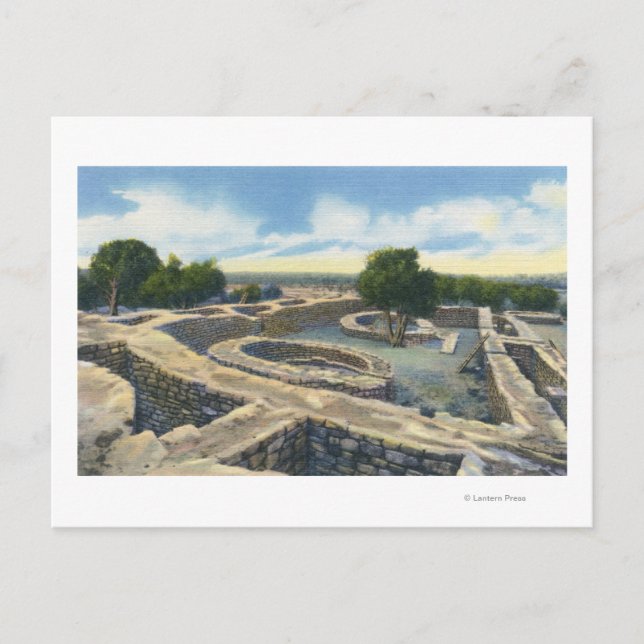 Mesa Verde Nat. Park, Colorado - Sun Temple Postcard (Front)