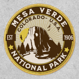 Mesa Verde National Park Arid Scenery Patch