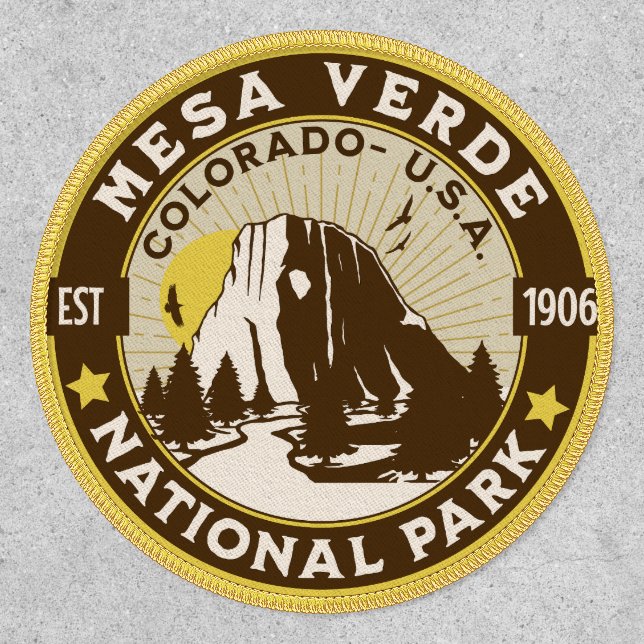 Mesa Verde National Park Arid Scenery Patch (Front)