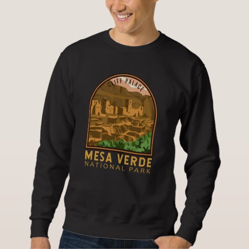 Mesa Verde National Park Cliff Palace Vintage Sweatshirt