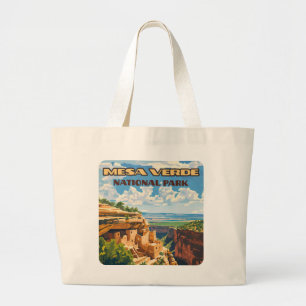Mesa Verde National Park Colorado Cliff House Large Tote Bag