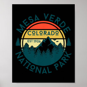 Mesa Verde National Park Colorado Nature Hiking Ou Poster