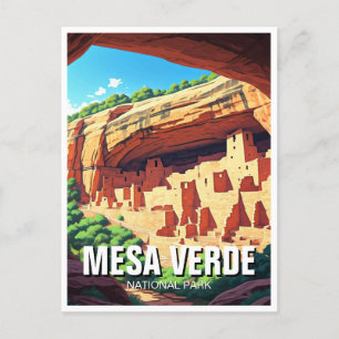 Mesa Verde National Park Colorado Postcard