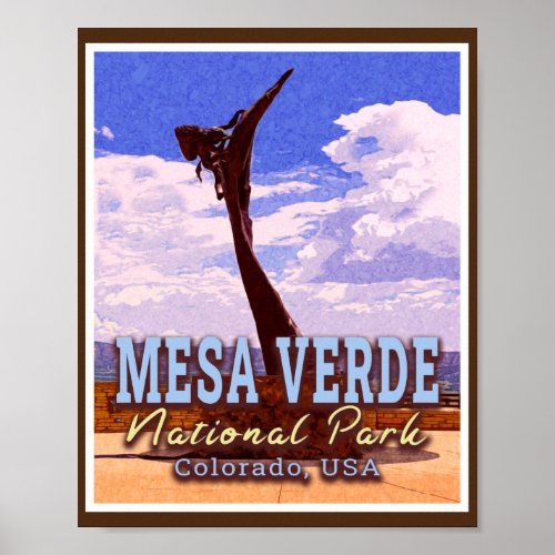 MESA VERDE NATIONAL PARK _ COLORADO UNITED STATES POSTER