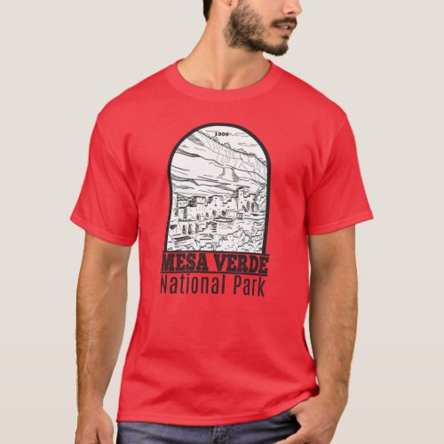 Mesa Verde National Park Colorado Vintage T_Shirt