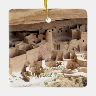 Mesa Verde National Park, Cortez, Colorado Ceramic Ornament