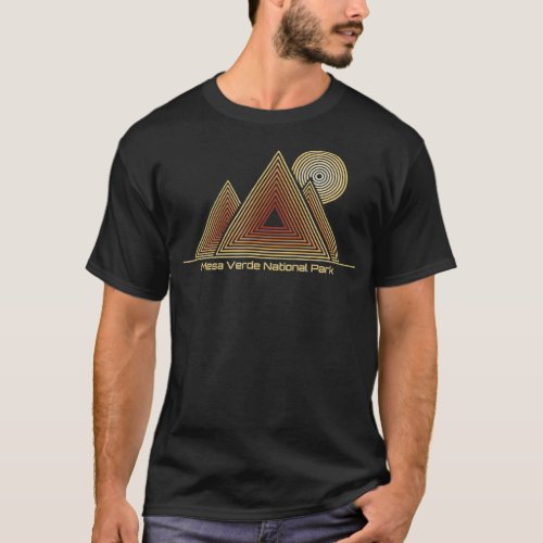 Mesa Verde National Park Shirt Vintage Retro Color