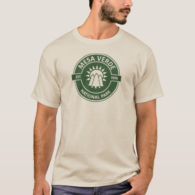 Mesa Verde National Park Sun Trees T-Shirt (Front)