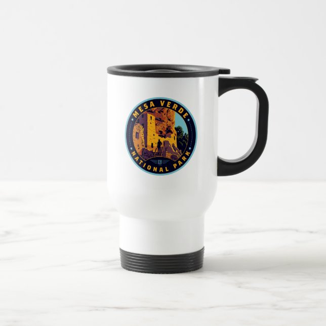 Mesa Verde National Park Travel Mug (Right)