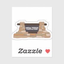 Mesa Verde National Park travel sticker
