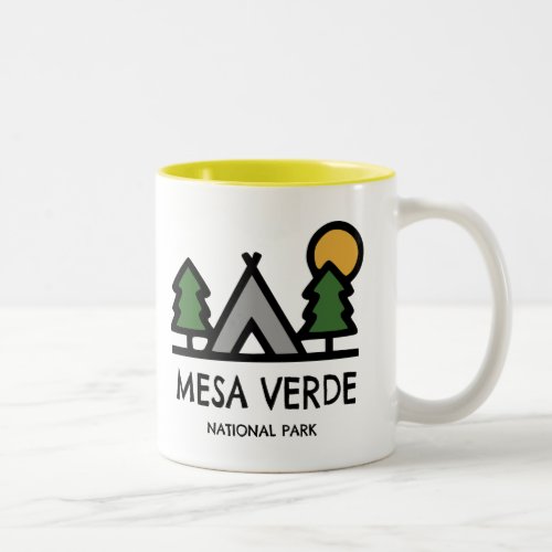 Mesa Verde National Park Two_Tone Coffee Mug