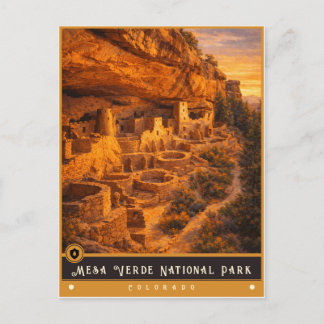 Mesa Verde National Park | Vintage Postcard