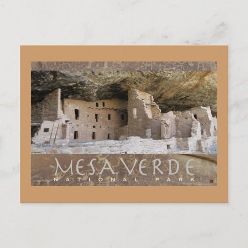 MESA VERDE NATL PARK__Colorado_Spruce Tree House_ Postcard