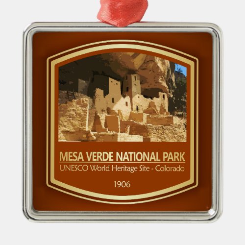 Mesa Verde NP PF1 Metal Ornament