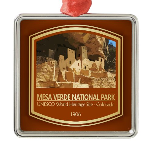 Mesa Verde NP (PF1) Metal Ornament
