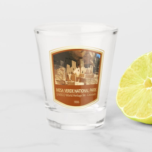 Mesa Verde NP (PF1) Shot Glass (Front)