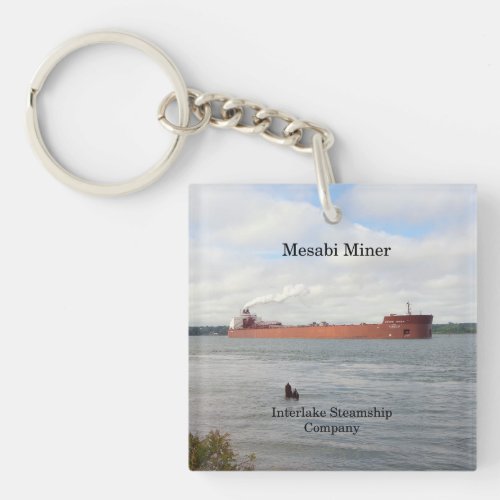 Mesabi Miner acrylic key chain